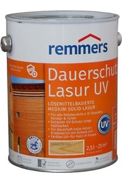 REMMERS DAUERSCHUTZ-LASUR ŞEFFAF 2,5 LT