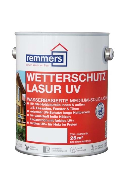 REMMERS WETTERSCHUTZ LASUR UV BURMA 2,5 LT