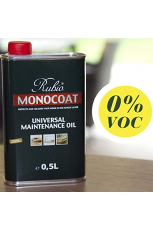 RUBIO MONOCOAT UNIVERSAL MAINTANCE OIL VOC FREE PURE 0,5 L